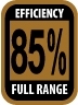 >85%(Full Range)